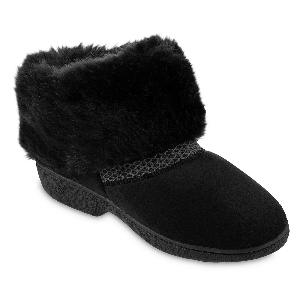 Women's isotoner Recycled Microsuede Mallory Boot Slipper 2 Women's isotoner Recycled Microsuede Mallory Boot Slipper - Image 2