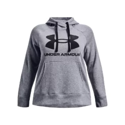 Plus Size Under Armour Rival Fleece Logo Hoodie -Hot Sale Adult Shop 4549575 ALT4