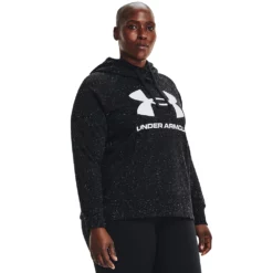 Plus Size Under Armour Rival Fleece Logo Hoodie -Hot Sale Adult Shop 4549575 Black