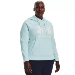 Plus Size Under Armour Rival Fleece Logo Hoodie -Hot Sale Adult Shop 4549575 Fuse Teal
