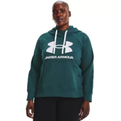 Plus Size Under Armour Rival Fleece Logo Hoodie -Hot Sale Adult Shop 4549575 Tourmaline Teal