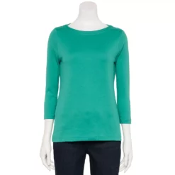 Women's Croft & Barrow® Boatneck Top -Hot Sale Adult Shop 4556649 Jade