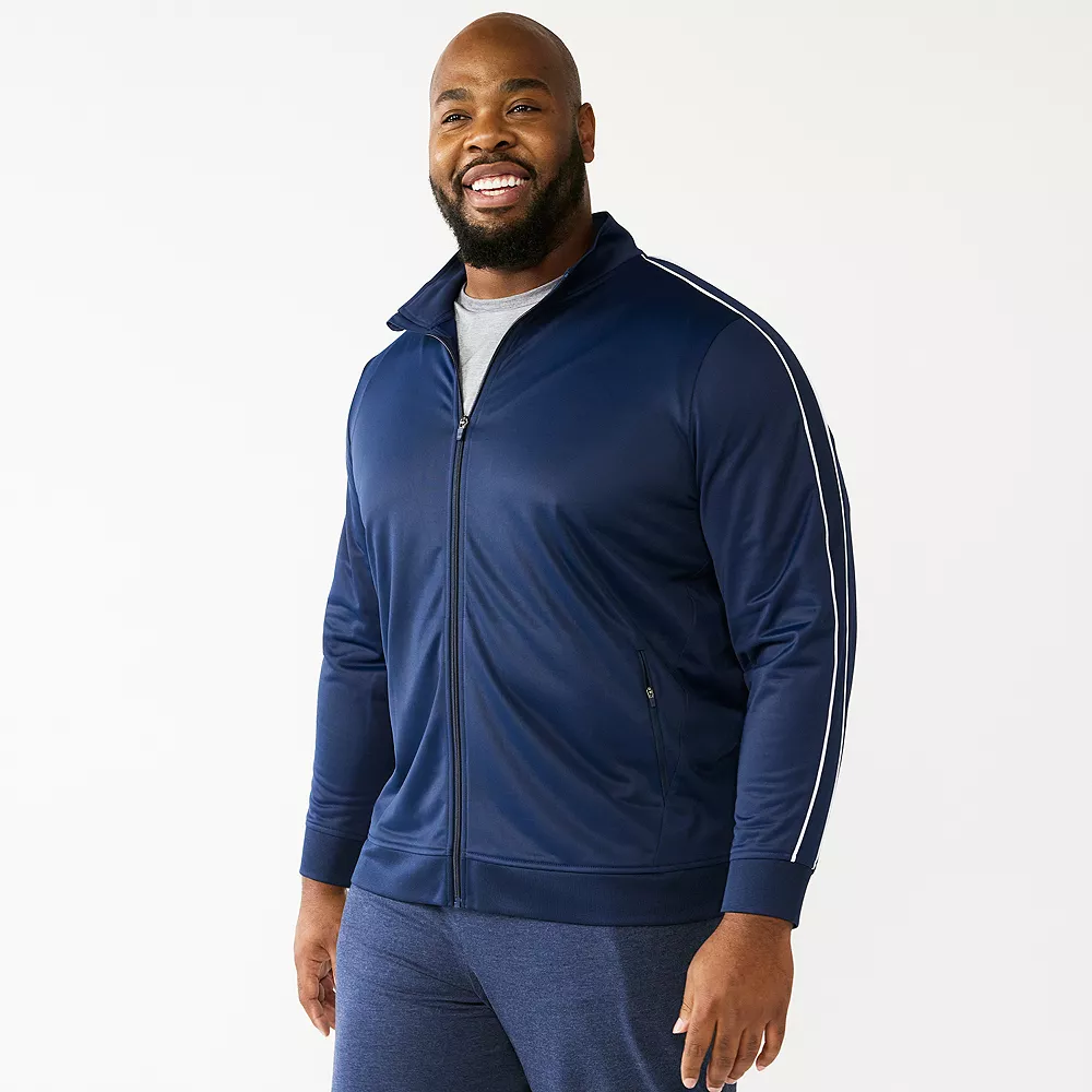 Big & Tall Tek Gear® Tricot Full-Zip Jacket 2 Big & Tall Tek Gear® Tricot Full-Zip Jacket - Image 2
