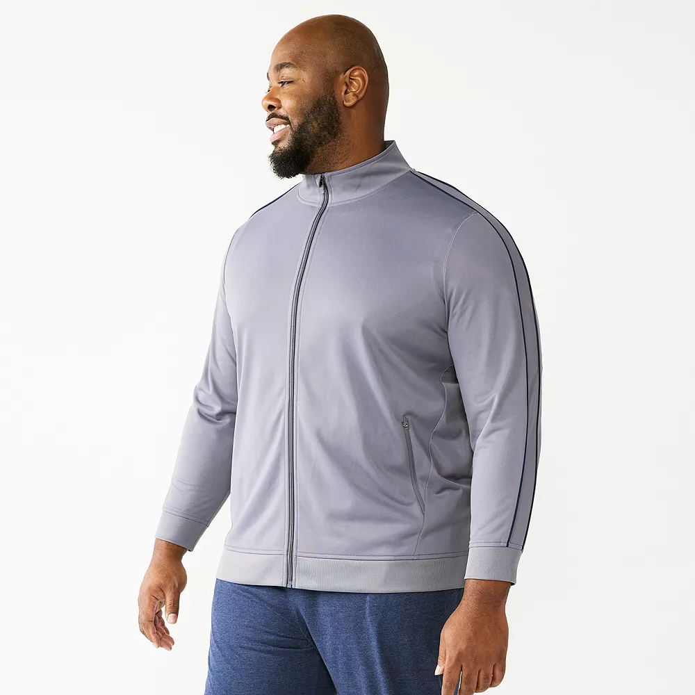 Big & Tall Tek Gear® Tricot Full-Zip Jacket 1 Big & Tall Tek Gear® Tricot Full-Zip Jacket