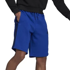 Big & Tall adidas 3-Stripe Fleece Shorts 14 Big & Tall adidas 3-Stripe Fleece Shorts -Hot Sale Adult Shop 4650226 Team Royal Blue