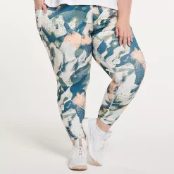 Plus Size FLX Ascent High-Waisted 7/8 Ankle Leggings -Hot Sale Adult Shop 4657054 Abstract Dots