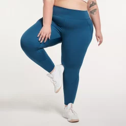 Plus Size FLX Ascent High-Waisted 7/8 Ankle Leggings -Hot Sale Adult Shop 4657054 Moondust