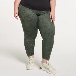 Plus Size FLX Ascent High-Waisted 7/8 Ankle Leggings -Hot Sale Adult Shop 4657054 Smooth Topography