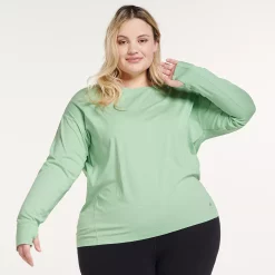 Plus Size FLX Harmony Front Seam Tee -Hot Sale Adult Shop 4657189 Flirty Green