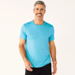 Men's Tek Gear® Core Dry Tek Tee -Hot Sale Adult Shop 4671350 Aussie Blue Aqua