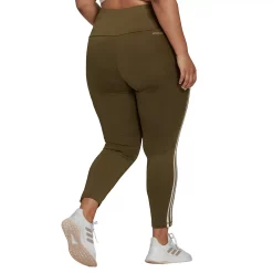 Plus Size adidas 3 Stripe Ankle Leggings -Hot Sale Adult Shop 4796624 ALT