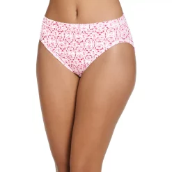 Women's Jockey® Cotton Stretch Hi-Cut Panty 1555 -Hot Sale Adult Shop 4829225 Retro Geo