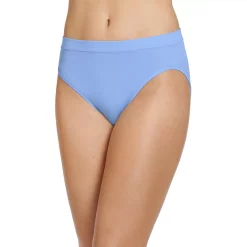 Women's Jockey® Cotton Stretch Hi-Cut Panty 1555 -Hot Sale Adult Shop 4829225 Soft Sky Blue