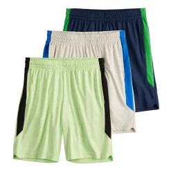 Men's Tek Gear® 3-Pack Dry Tek Shorts -Hot Sale Adult Shop 4840108 Green Navy Sahara Wind