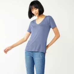 Women's Nine West Essential V-Neck Tee 37 Women's Nine West Essential V-Neck Tee -Hot Sale Adult Shop 4841148 Kelly Lavender