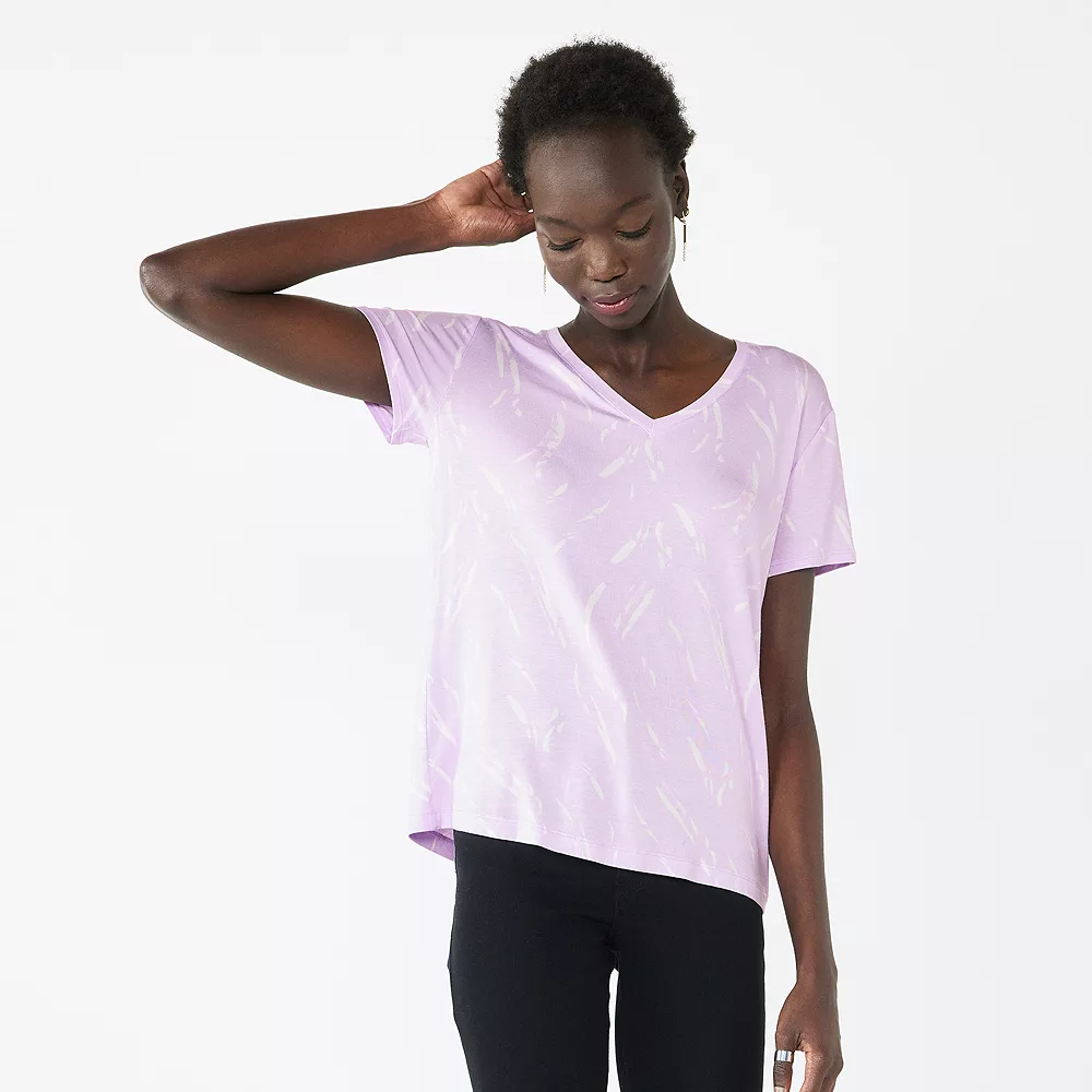 Women's Nine West Essential V-Neck Tee 22 Women's Nine West Essential V-Neck Tee - Image 22