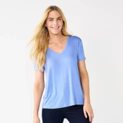 Women's Nine West Essential V-Neck Tee 54 Women's Nine West Essential V-Neck Tee -Hot Sale Adult Shop 4841148 Valentina Peri