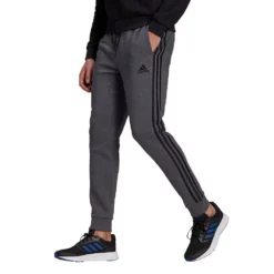 Men's adidas Essentials Fleece Jogger -Hot Sale Adult Shop 4882606 Dark Gray Black