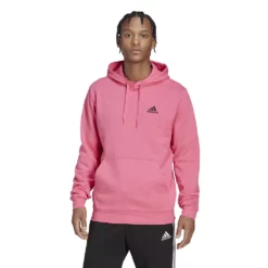 Men's adidas Feel Cozy Pullover Fleece Hoodie -Hot Sale Adult Shop 4882714 Pulse Magenta