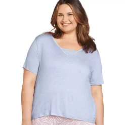 Women's Jockey® Cool & Comfy Pajama Tee -Hot Sale Adult Shop 4896060 Wink Blue