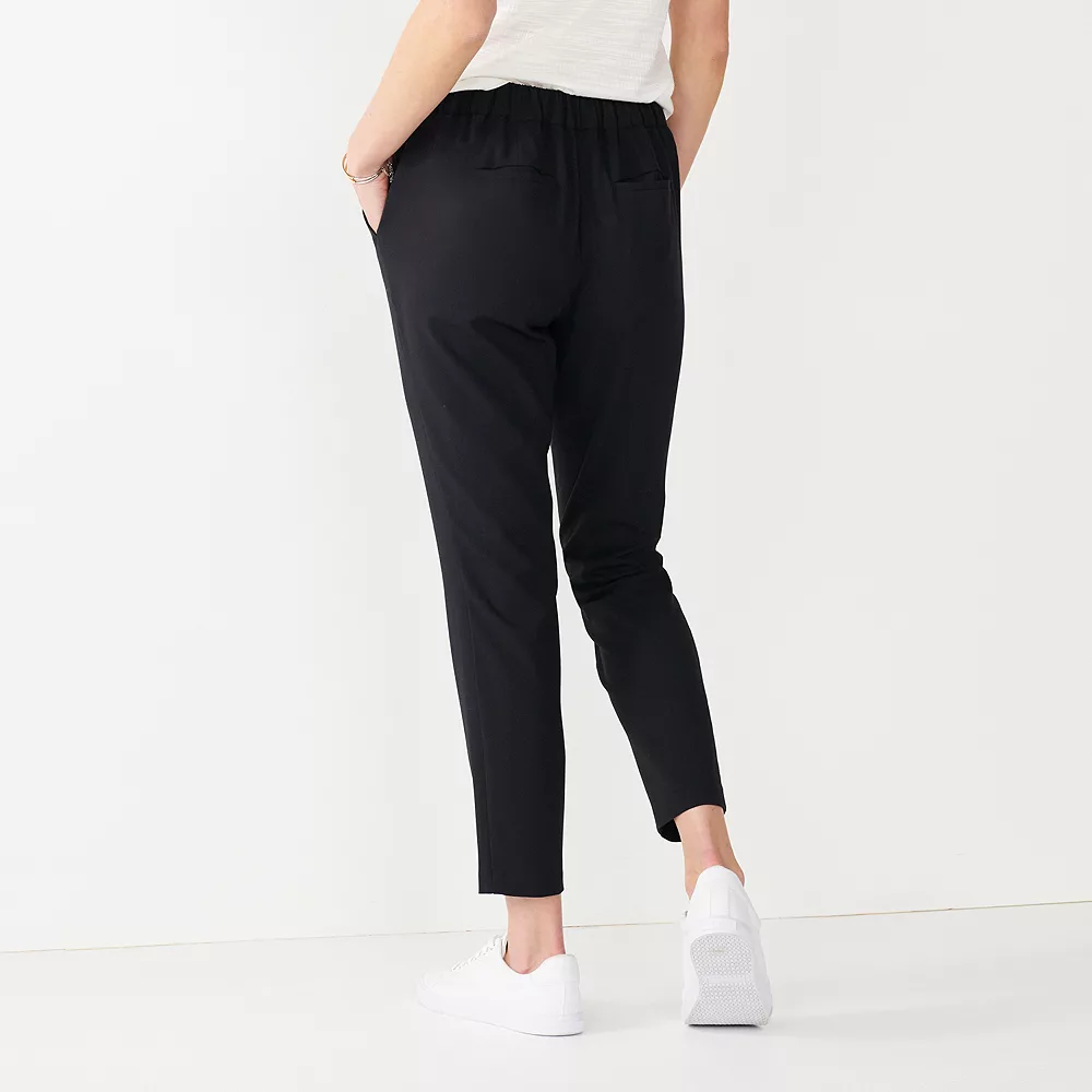 Women's Nine West Relaxed Crop Pull-On Pants 12 Women's Nine West Relaxed Crop Pull-On Pants - Image 12