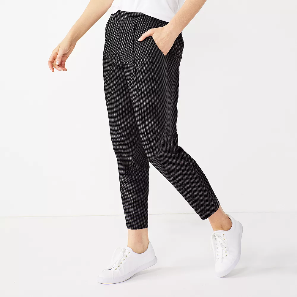 Women's Nine West Relaxed Crop Pull-On Pants 9 Women's Nine West Relaxed Crop Pull-On Pants - Image 9