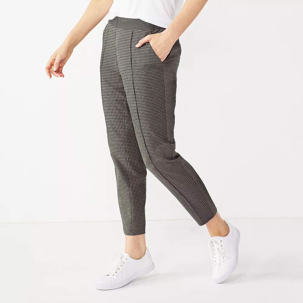 Women's Nine West Relaxed Crop Pull-On Pants 2 Women's Nine West Relaxed Crop Pull-On Pants - Image 2