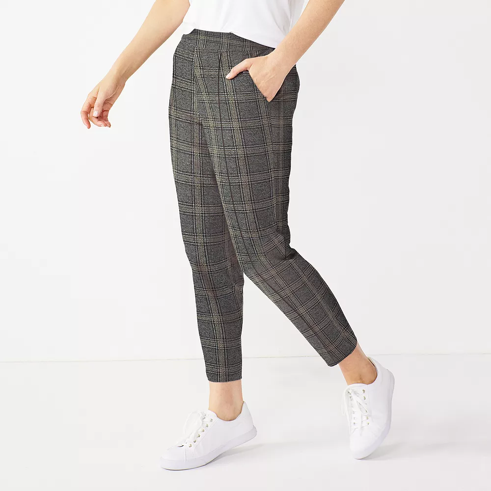Women's Nine West Relaxed Crop Pull-On Pants 3 Women's Nine West Relaxed Crop Pull-On Pants - Image 3