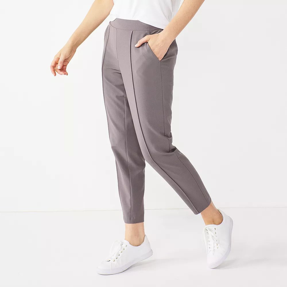 Women's Nine West Relaxed Crop Pull-On Pants 7 Women's Nine West Relaxed Crop Pull-On Pants - Image 7