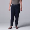 Plus Size Simply Vera Vera Wang Mid-Rise Skinny Jeans