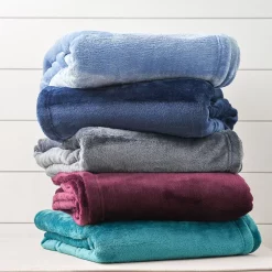 Petite Miss Elaine Essentials Fleece Long Wrap Robe with Matching Blanket -Hot Sale Adult Shop 4924687 ALT5