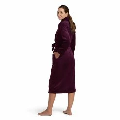 Plus Size Miss Elaine Essentials Fleece Long Wrap Robe with Matching Blanket -Hot Sale Adult Shop 4924688 ALT
