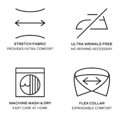 Men's Van Heusen Ultra Wrinkle-Free Regular-Fit Dress Shirt -Hot Sale Adult Shop 4933454 ALT99