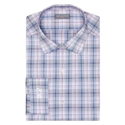 Men's Van Heusen Ultra Wrinkle-Free Regular-Fit Dress Shirt -Hot Sale Adult Shop 4933454 Blue Violet