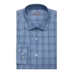 Men's Van Heusen Ultra Wrinkle-Free Regular-Fit Dress Shirt -Hot Sale Adult Shop 4933454 Cadet Blue