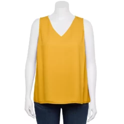 Plus Size Nine West Essential V-Neck Tank -Hot Sale Adult Shop 4952917 Light Bronze