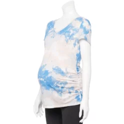 Maternity Sonoma Goods For Life® Essential V-Neck Tee -Hot Sale Adult Shop 4980526 Blue Dye