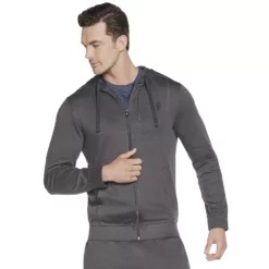 Men's Skechers® Pique Full Zip Hoodie