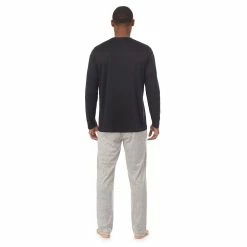 Men's Cuddl Duds® Far-Infrared Enhance Pajama Crewneck Tee -Hot Sale Adult Shop 4988687 ALT4