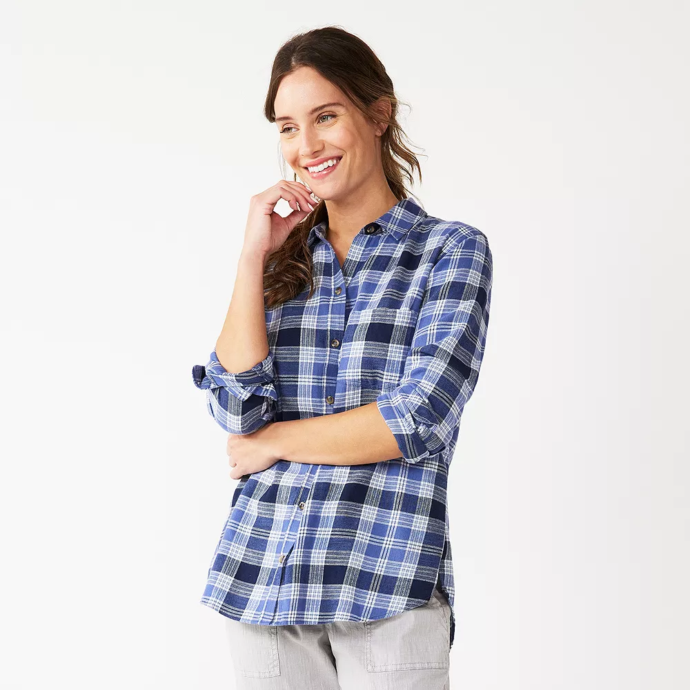 Women's Sonoma Goods For Life® Essential Everyday Button-Down Shirt 5 Women's Sonoma Goods For Life® Essential Everyday Button-Down Shirt - Image 5