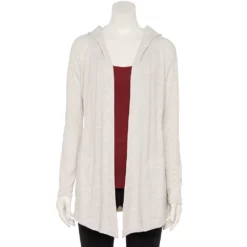 Women's Tek Gear® French Terry Hooded Wrap -Hot Sale Adult Shop 4997889 Light Shade Heather