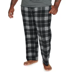 Big & Tall Sonoma Goods For Life® Microfleece Sleep Pants -Hot Sale Adult Shop 5010901 Mineral Black Gray