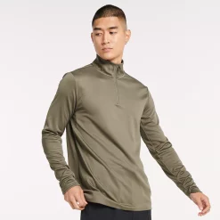 Men's FLX Commuter Stretch Quarter Zip -Hot Sale Adult Shop 5012240 Military Canvas