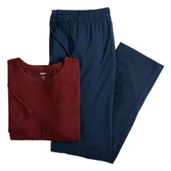 Men's Sonoma Goods For Life® Supersoft Modern-Fit Crewneck Tee & Open-Bottom Pants Pajama Set -Hot Sale Adult Shop 5012839 ALT9