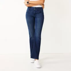 Women's Nine West Tummy-Control Bootcut Jeans