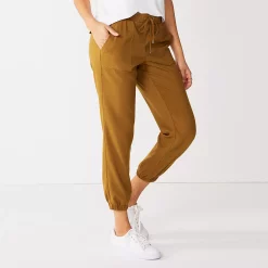 Women's Nine West Elastic-Cuff Relaxed Jogger Pants -Hot Sale Adult Shop 5028329 Alderwood