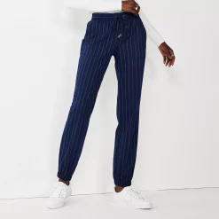 Women's Nine West Elastic-Cuff Relaxed Jogger Pants