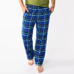 Men's Sonoma Goods For Life® Flannel Pajama Pants -Hot Sale Adult Shop 5034879 Bright Blue Plaid
