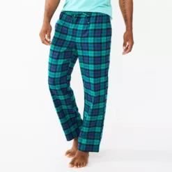 Men's Sonoma Goods For Life® Flannel Pajama Pants -Hot Sale Adult Shop 5034879 Teal Blue Plaid