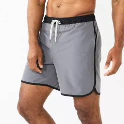 Men's Sonoma Goods For Life® Scallop Swim Trunks -Hot Sale Adult Shop 5036573 Castlerock